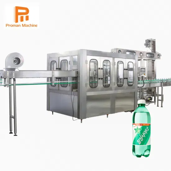 Heißer Verkauf Sodagetränk CO2 kohlensäurehaltige Getränkeabfüllung Saftflaschenfüllung Kühlverpackungsmaschinen